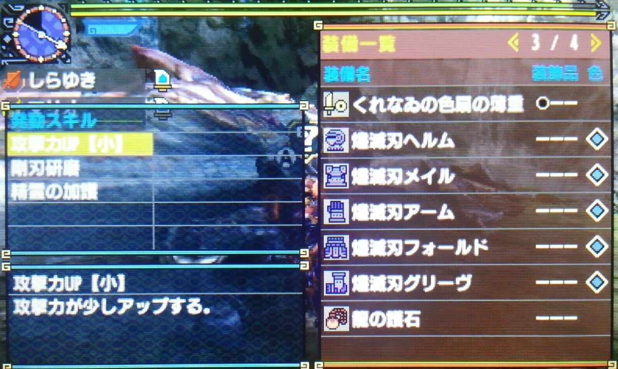 しらゆきの初陣 モンハン活動記 雪月花