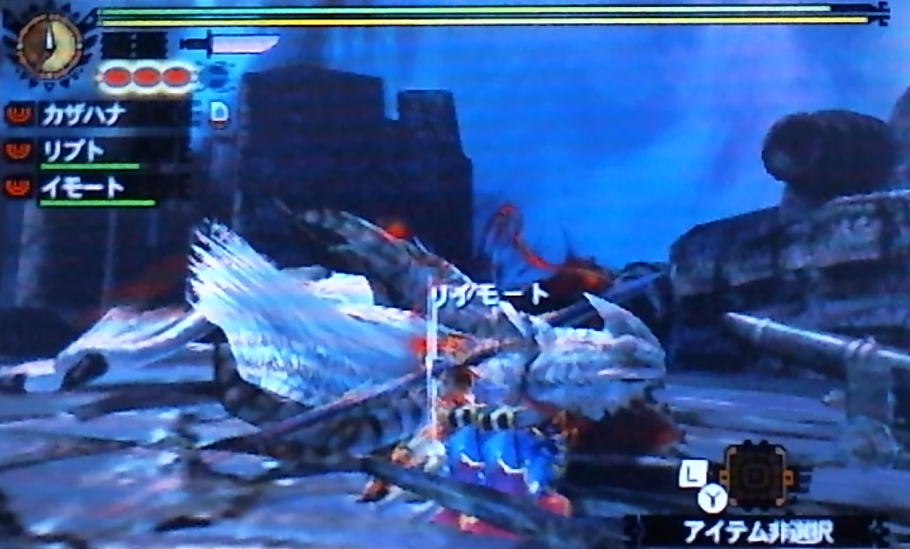 打倒 ミラルーツ モンハン活動記 雪月花