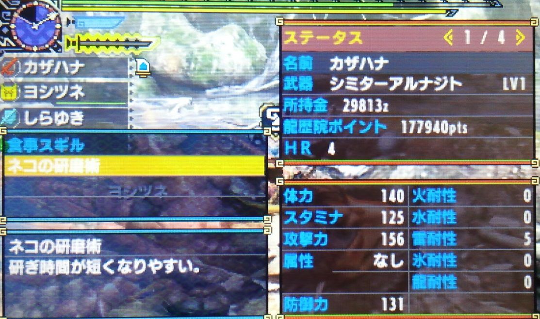 上位昇格後の狩猟記録 ゲーム活動記 雪月花 上位昇格後の狩猟記録 ゲーム活動記 雪月花
