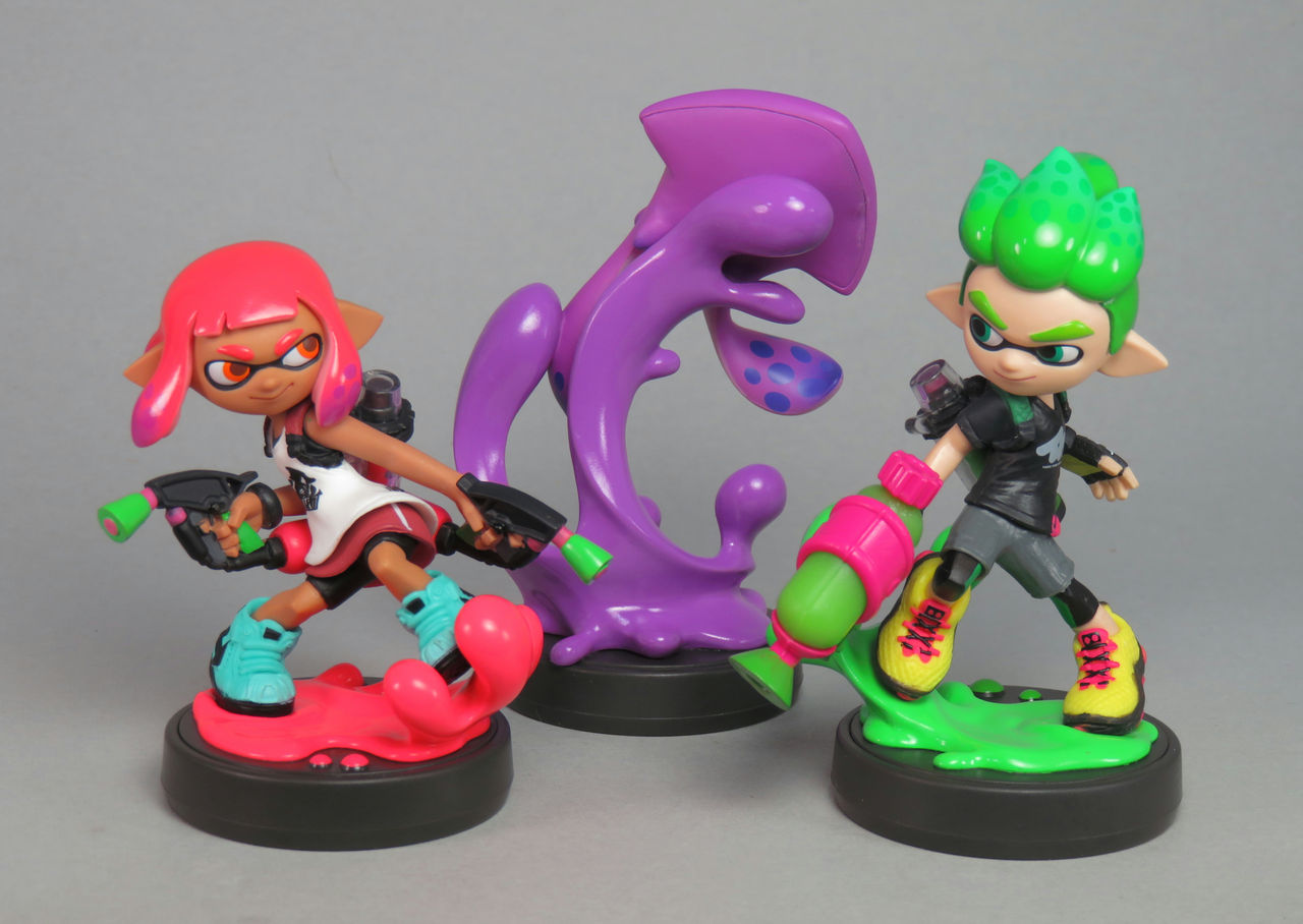 レビュー Amiibo スプラトゥーン2 ガール ボーイ イカ 三種 過去商品比較 Sugekae Complex