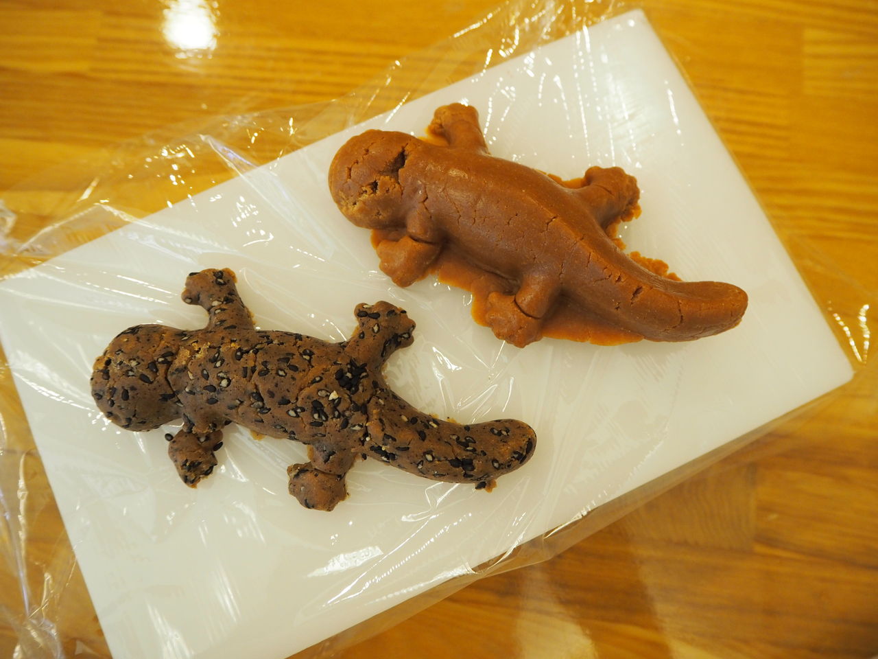 試作を行いました キモカワなオオサンショウウオのお菓子づくりの つりのあとも 楽しい 湯来つり堀 試作を行いました キモカワなオオサンショウウオのお菓子づくりの つりのあとも 楽しい 湯来つり堀