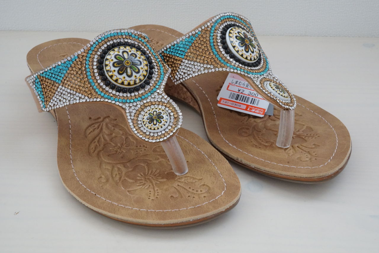 夏の準備 しまむらでトングサンダルを購入 ゆきだるま日記