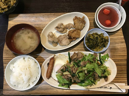 ハンバーグこが 野菜炒め