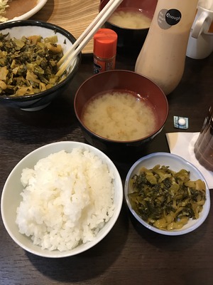 ハンバーグこが　野菜炒め (4)