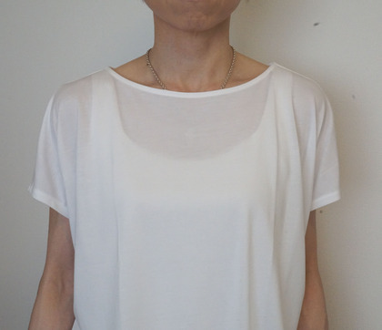 ユニクロ ドレープクルーTシャツ (7)-R