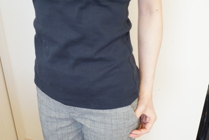 MUJI丸首半袖Tシャツ (13)