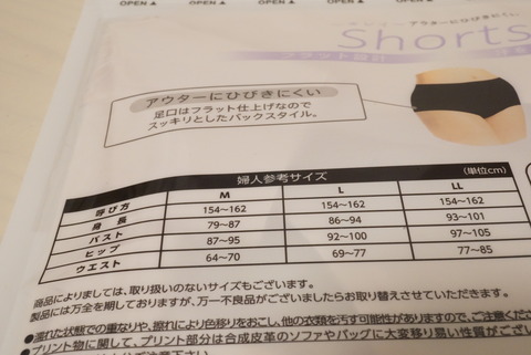 しまむらシームレスショーツ (10)