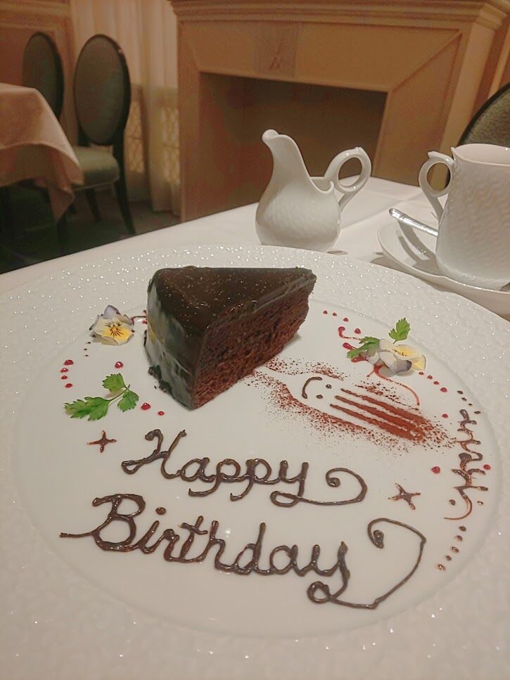 マイセン カフェでバースデーメッセージ Yuki の Sweets Diary