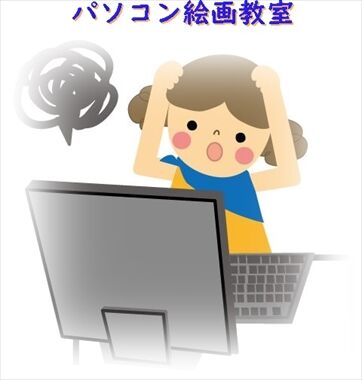 パソコン絵 色彩のローズガーデン 花すみれ