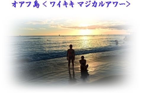 オアフ島 ワイキキ マジカルアワー 花すみれ