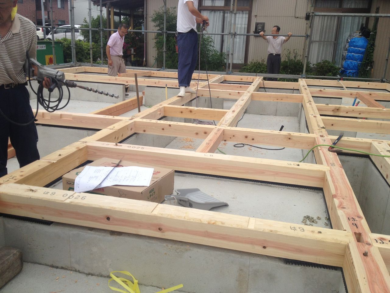 施工の流れ２ 上棟 上棟式の略式について ユキさんのリフォーム業務日誌 新潟県三条市 フォレストスタジオ