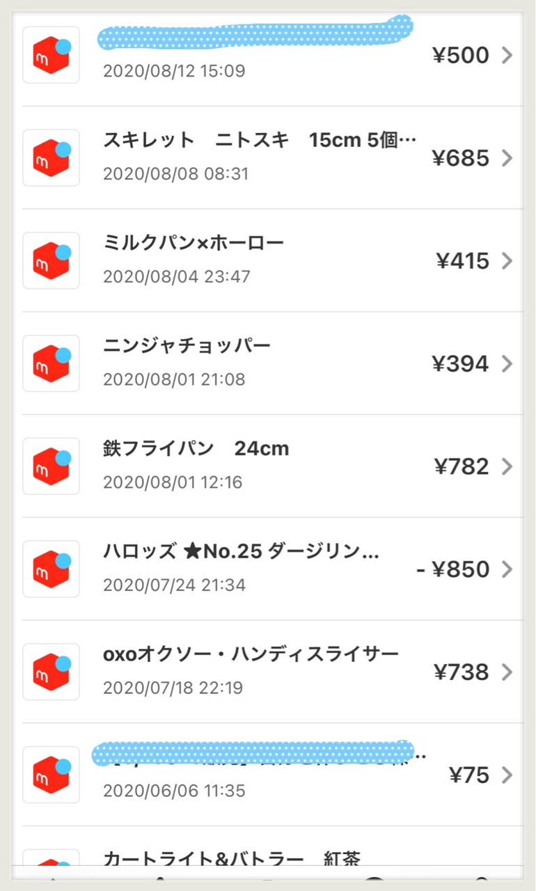 メルカリで断捨離】2020年！売ったモノと売上金まとめ : ゆとり