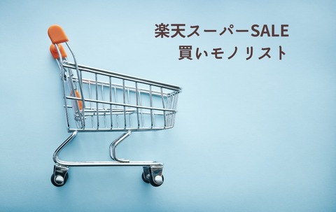 【楽天スーパーSALE】買いモノリスト！ずっと欲しかったモノとはじめてのお買い得品