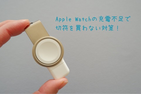 「AppleWatch」の充電不足で切符を買わない対策＋私のティッシュポーチの中身