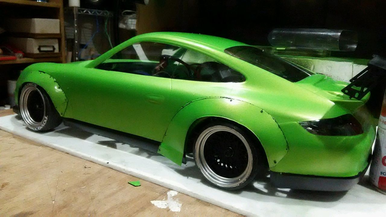 タミヤポルシェ911 Gt3 Lb Performance風 なんとなくラジコン飛行機