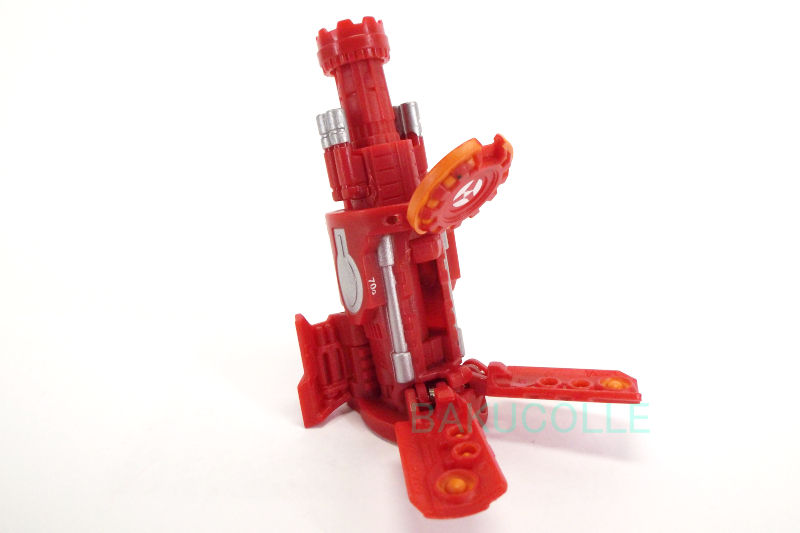 bakugan battle gear zukanator gear toy color red New In Package Rare! 