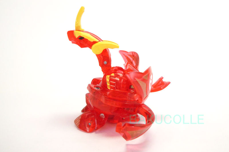 クロス ドラゴノイド Cross Dragonoid 火属性 トランスルーセント 爆丸バトルブローラーズds ディフェンダーオブザコア 限定版 爆丸コレクション