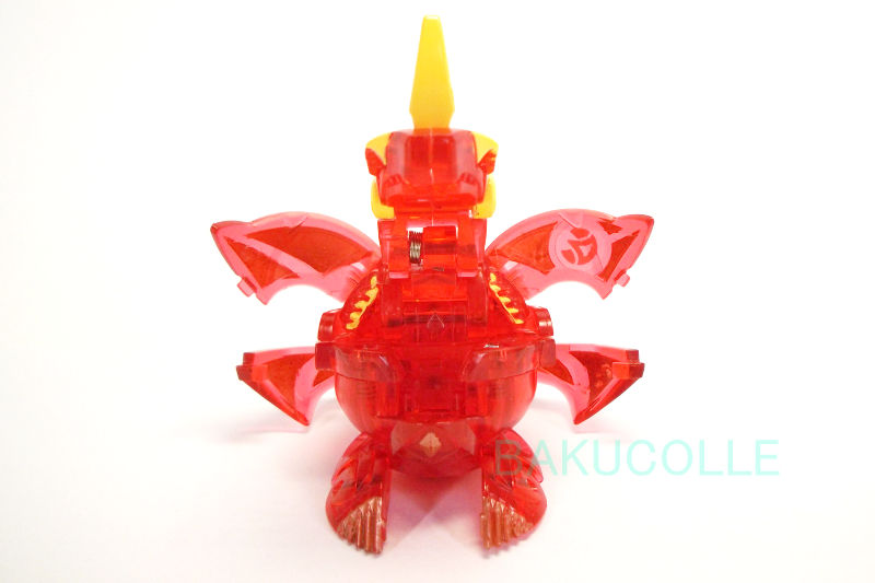 クロス ドラゴノイド Cross Dragonoid 火属性 トランスルーセント 爆丸バトルブローラーズds ディフェンダーオブザコア 限定版 爆丸コレクション