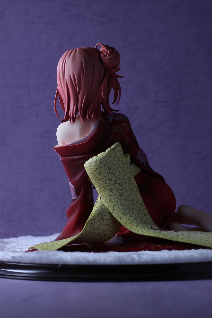 由比ヶ浜結衣 着物Ver.1/6 フィギュアレビュー : 雪の降る空に