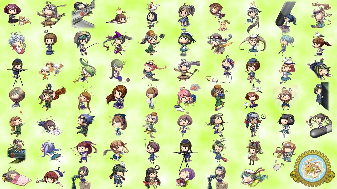 艦これ 装備の妖精さんって可愛いよな全種類見てみたいもんだ 俺の趣味を笑うな