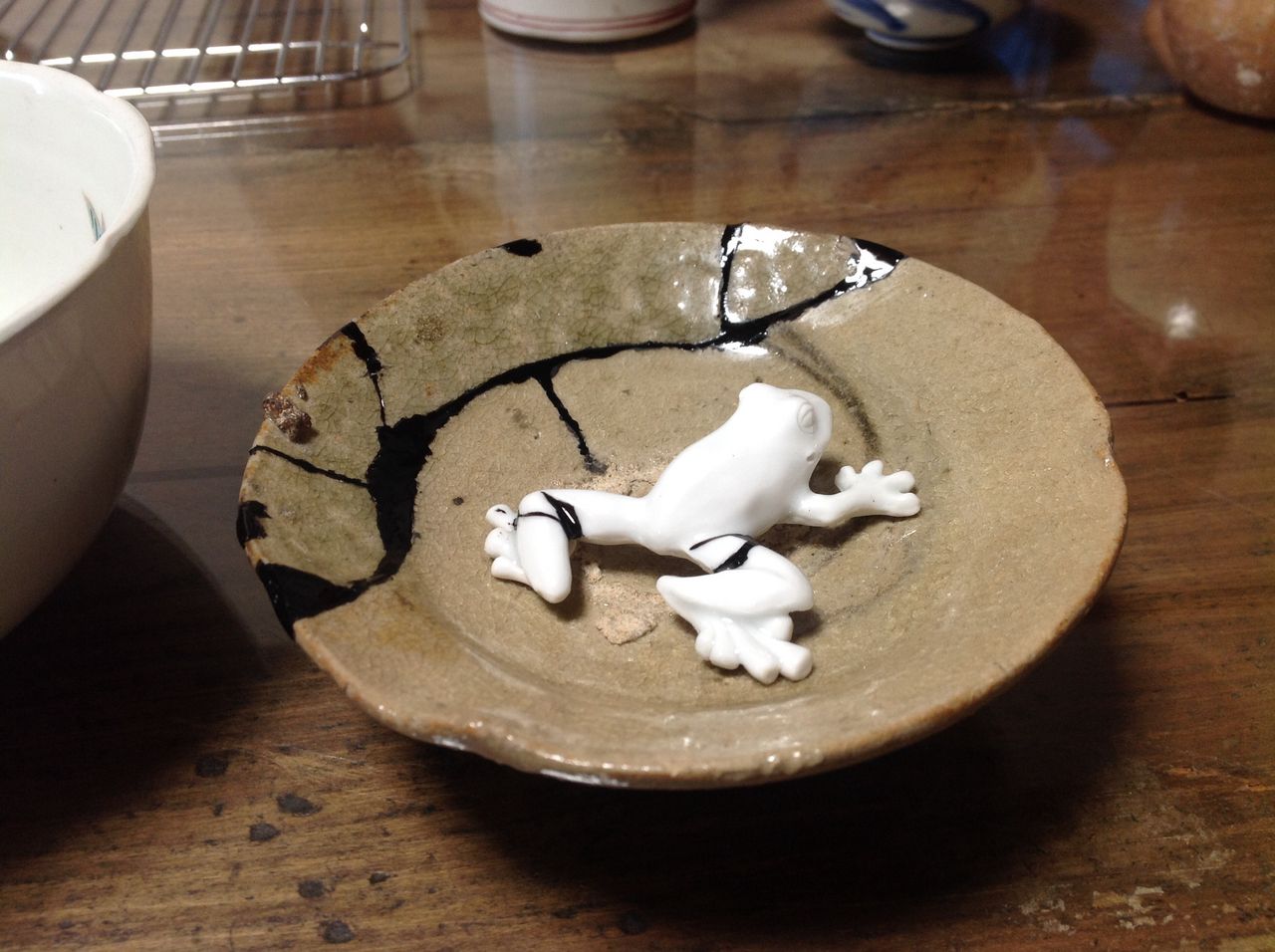 金継ぎ教室 今日はここまで 友希blog 日々のことコト