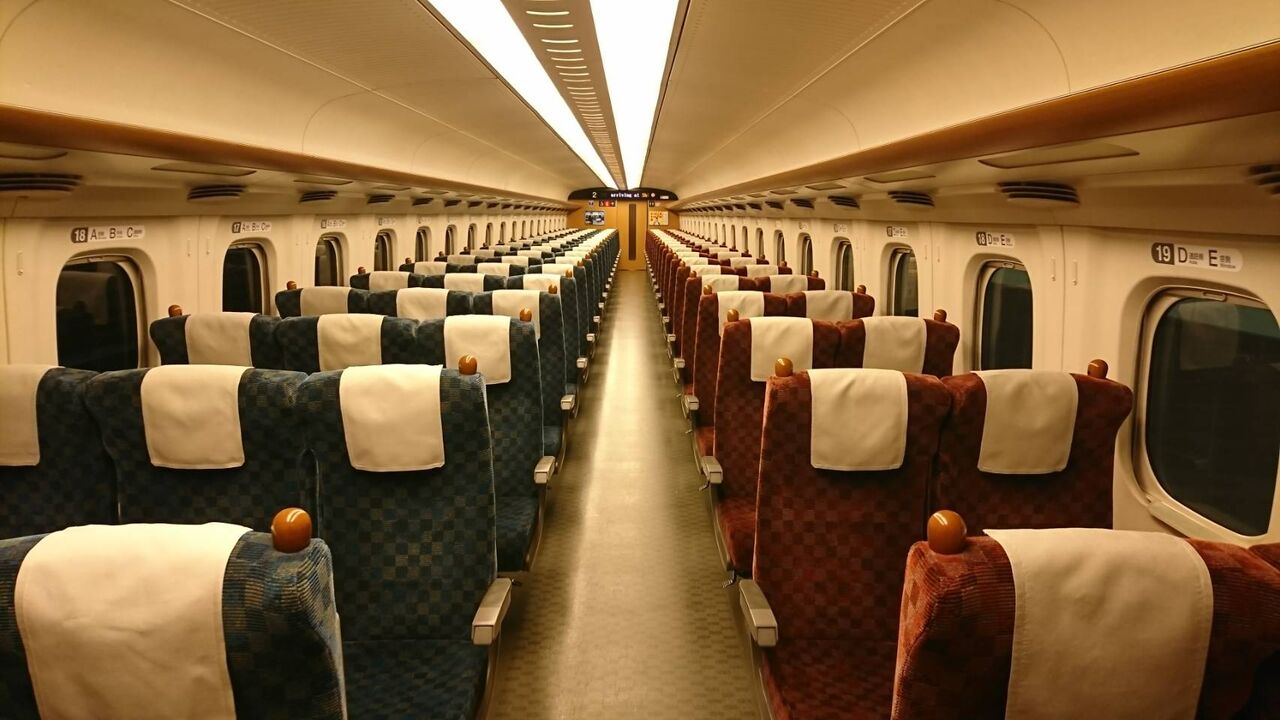 N700系7000・8000番台 普通席 : 雪うさぎの車内趣味