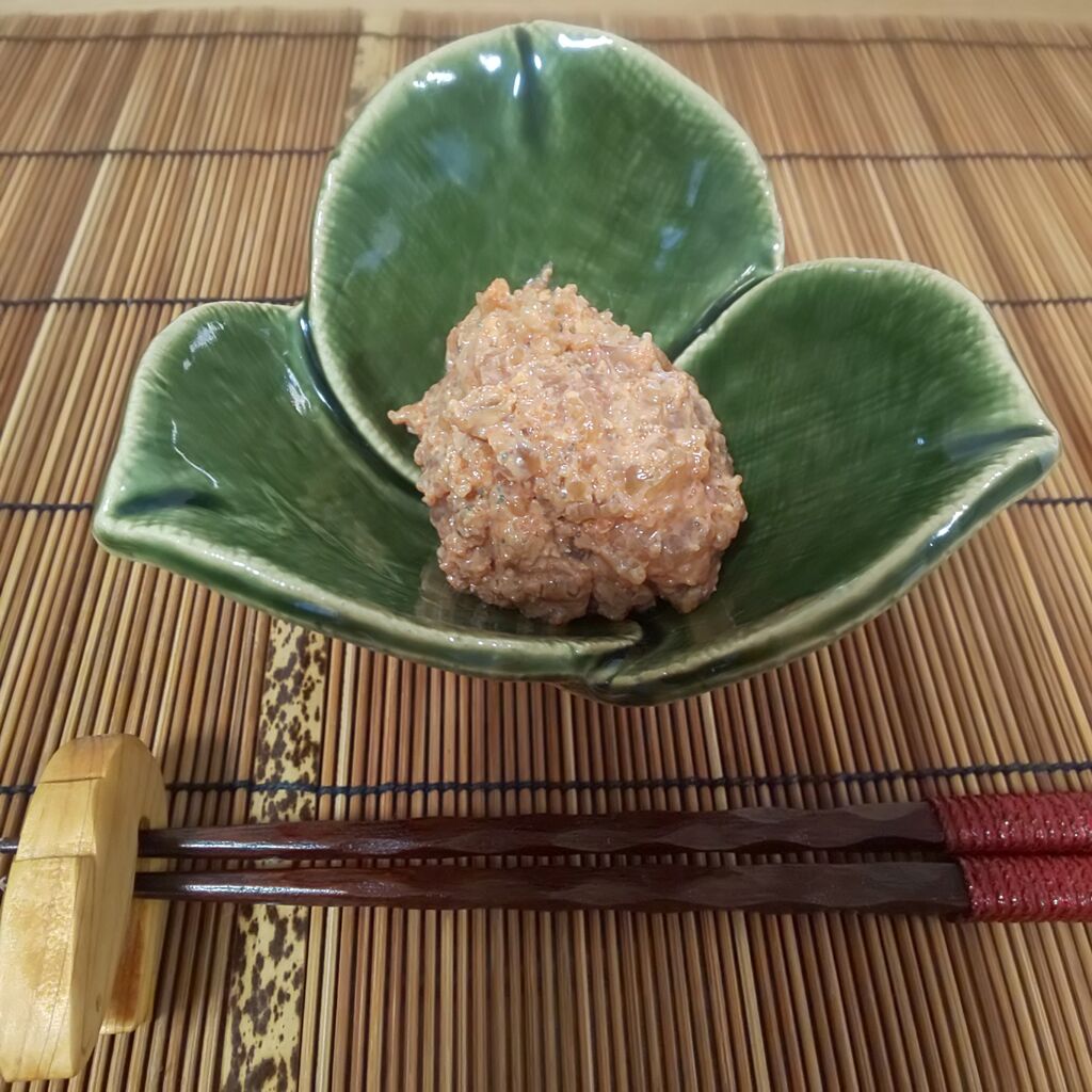 ゆこぶーの食いしん坊万歳 南蛮エビのなめろう ゆこぶーの食いしん坊万歳 南蛮エビのなめろう