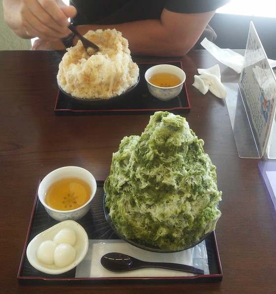 ゆこぶーの食いしん坊万歳 愛知県岡崎市和菓子 葵園 かき氷