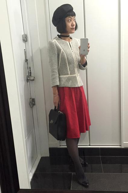 11月秋の10着着回し Day 03 見知らぬおしゃれマダムに服を褒められた 151cm30日間10着着回し