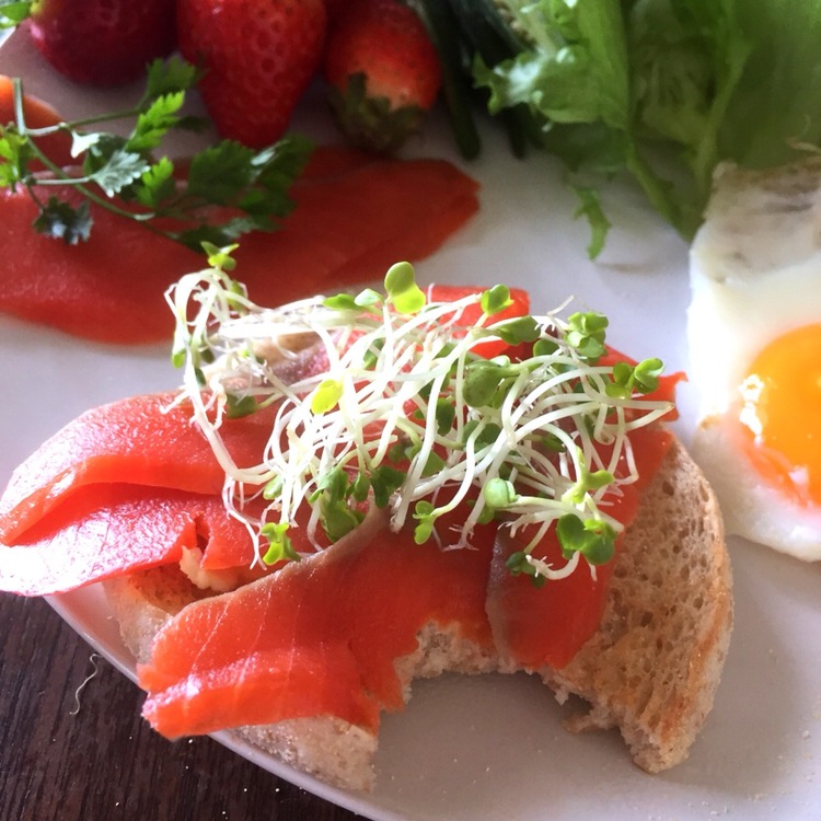 超熟全粒粉入りイングリッシュマフィンでランチプレート At My Kitchen レシピブログ