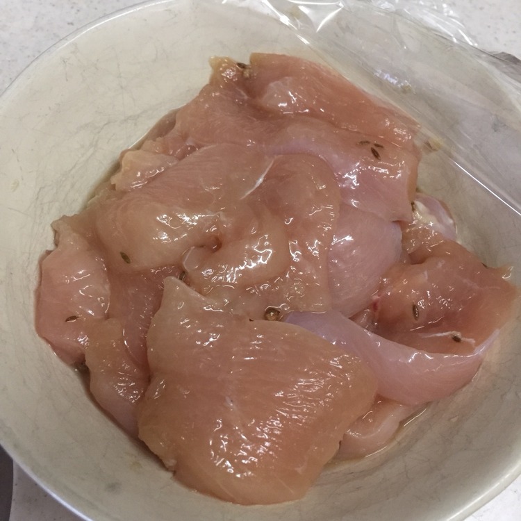 天ぷら粉と鶏の胸肉で スパイシーチキンフリッター At My Kitchen レシピブログ