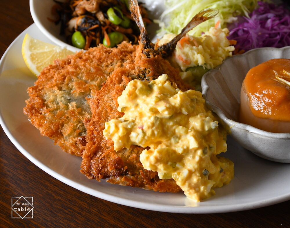 鯵フライ定食とイタリアンアレンジしたアジフライ At My Kitchen レシピブログ