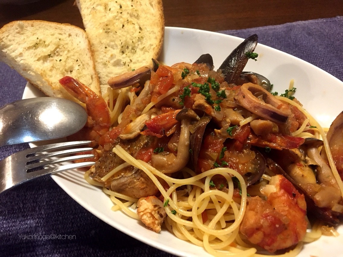 クソまずかった ブイヤベースなペスカトーレ大失敗 と息子の名俳句 At My Kitchen レシピブログ