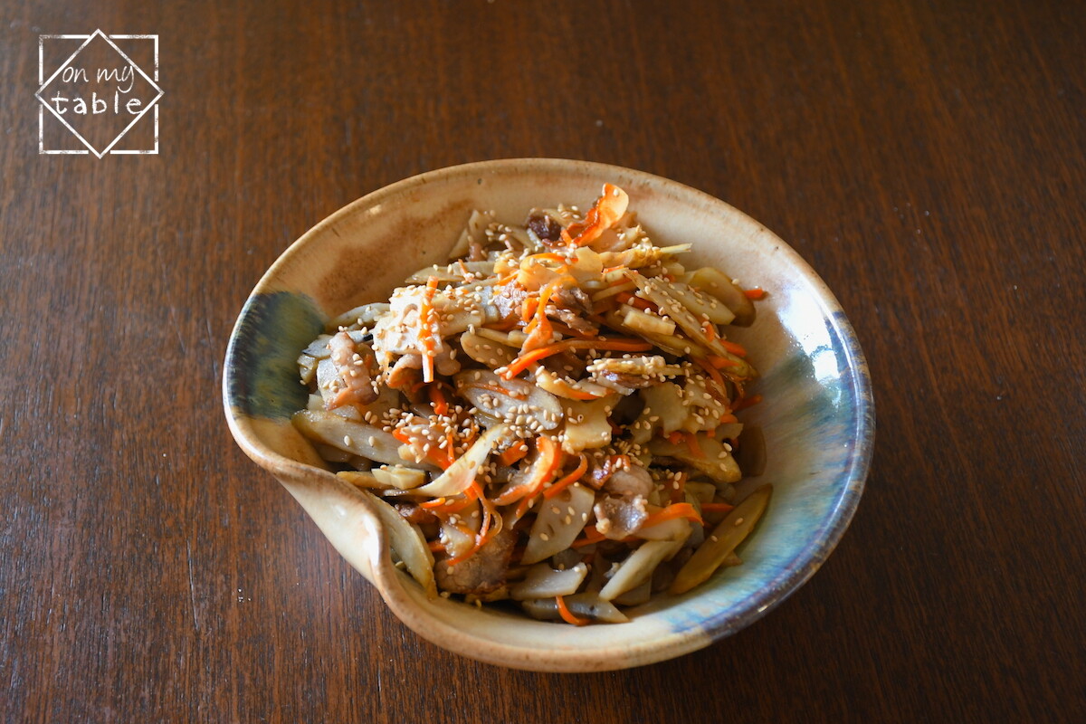 便秘解消に 根菜きんぴらとレンジでヘルシーあっさり茄子の麺つゆ煮浸し At My Kitchen レシピブログ