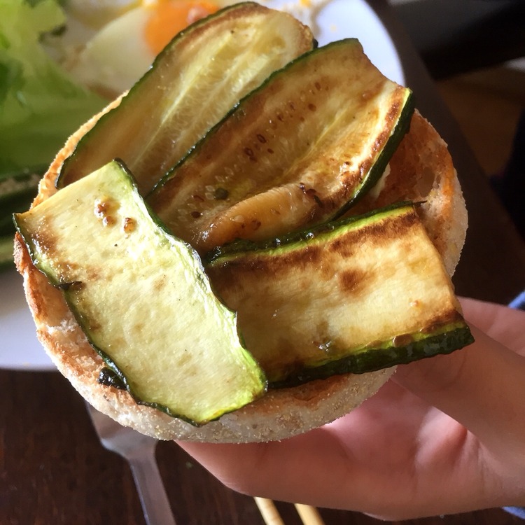 超熟全粒粉入りイングリッシュマフィンでランチプレート At My Kitchen レシピブログ