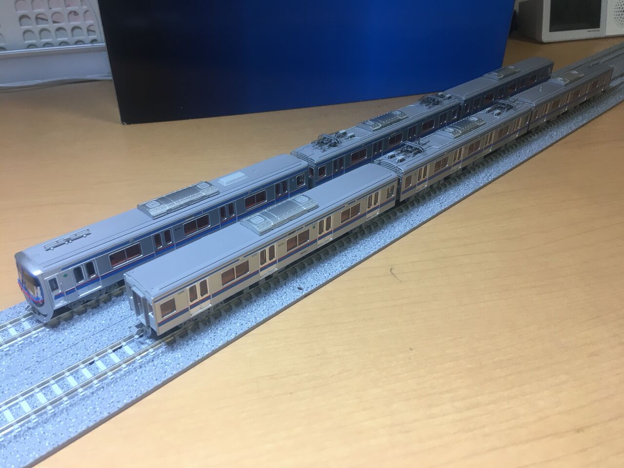 269[鉄道模型]MicroAce都営6300形入線！ : 東川崎車両区第一工場
