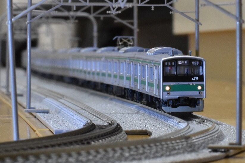 鉄道部品　検査札　205系埼京線　川崎重工 鉄道模型]KATO205系入線整備 : 東川崎車両区第一工場