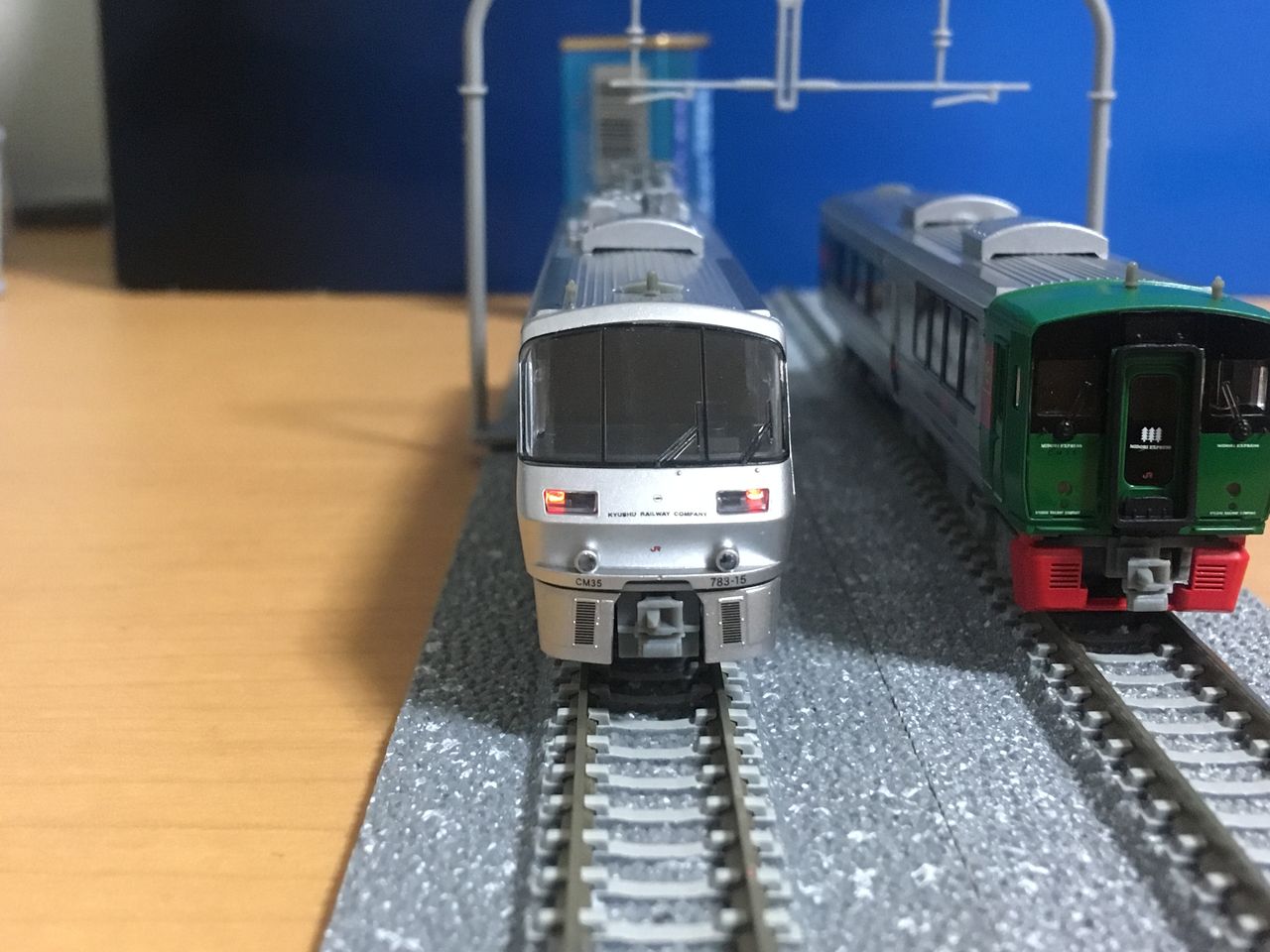 244[鉄道模型]MicroAce783系きらめき入線！ : 東川崎車両区第一工場