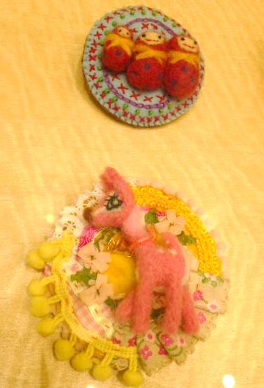 ゆめゆめ人形館 光浦靖子 男子がもらって困るブローチ集 展 名古屋parco