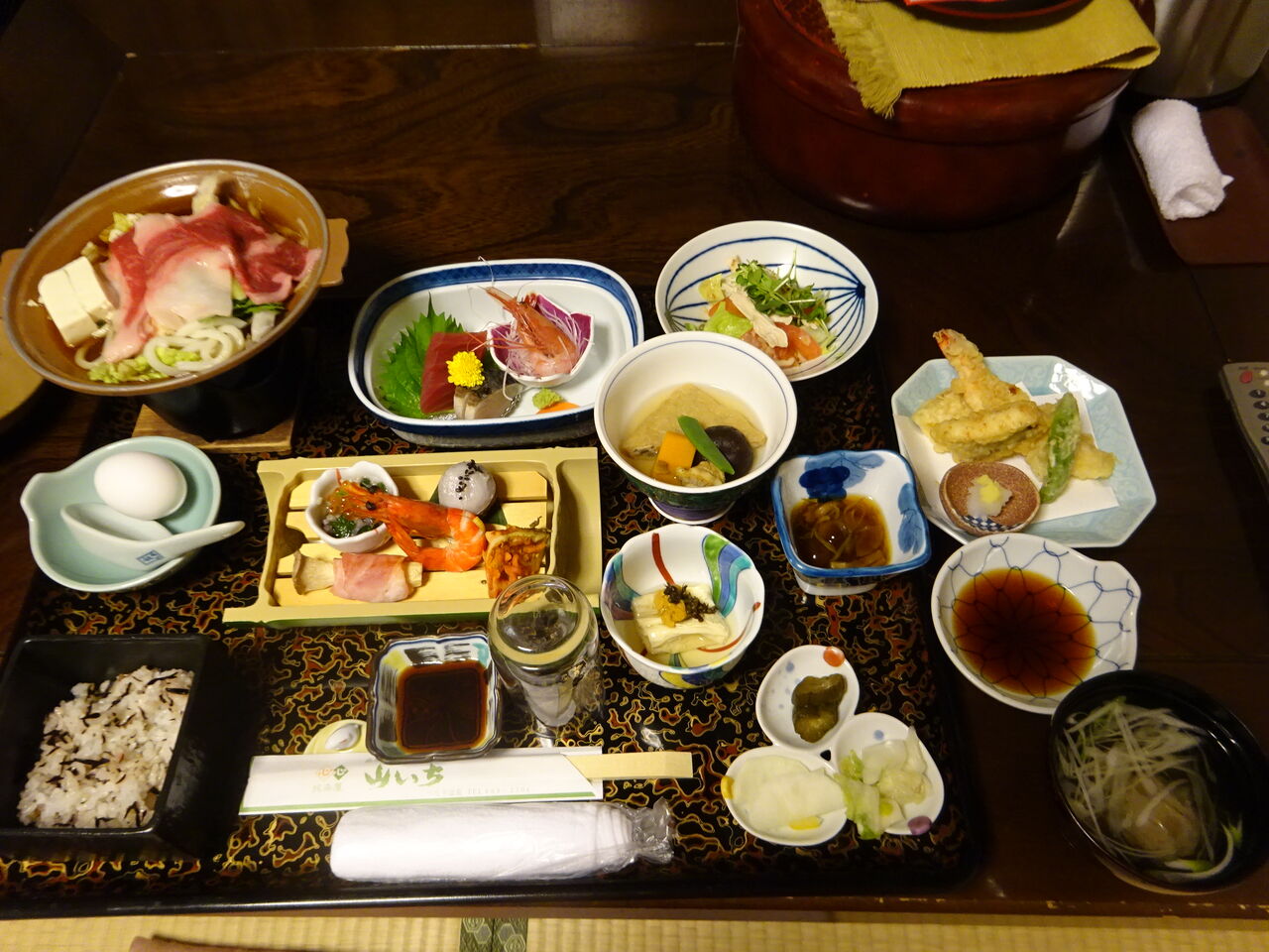 つなぎ温泉 旅染屋 山いち 夕食編 湯めぐり満喫旅 つなぎ温泉 旅染屋 山いち 夕食編 湯めぐり満喫旅