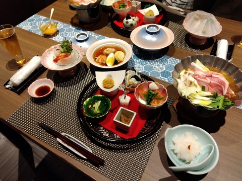 湯田川温泉 ますや旅館　夕食編