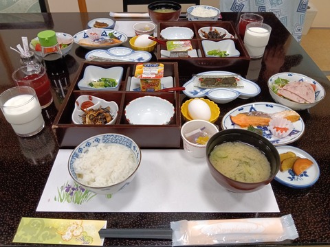 安楽温泉　朝食編
