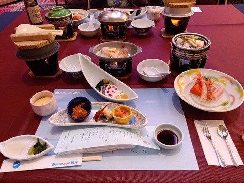 南三陸ホテル観洋　海鮮尽くしの夕食編