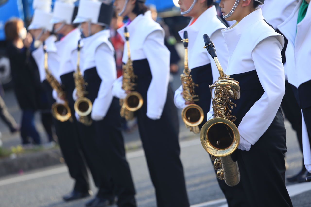 浜松商業高校吹奏楽部のパレードを見に高丘フェスティバルに行ってきました みよしブログ