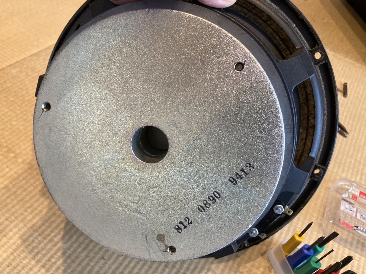 Roland Blues Cubeの純正スピーカーをElectro VoiceのEVM-12Sに交換