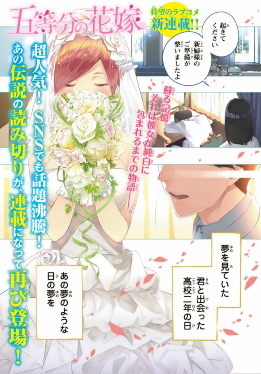 五等分の花嫁 第33話 お見舞いエンカウント感想 殻にこもってつぶやき乱反射 五等分の花嫁 第33話 お見舞いエンカウント感想 殻にこもってつぶやき乱反射