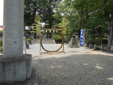 瀧宮神社　茅の輪