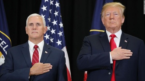 ペンス副大統領 トランプ大統領