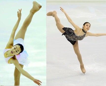 浅田真央 金妍児 スパイラル