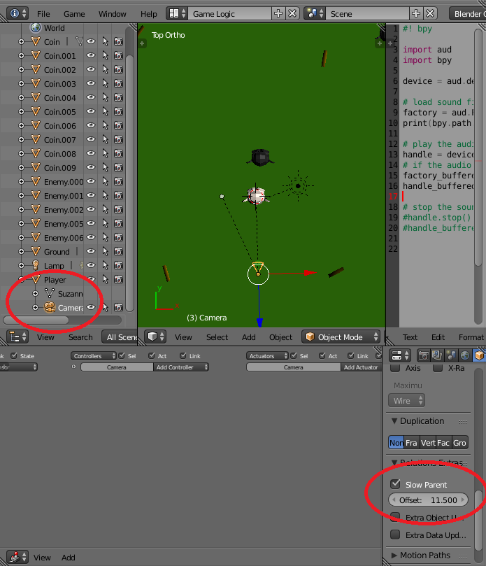 Blender さるが敵をかわしながらコインを集めるゲームをダウンロードしました 思いつくままに 羽鼠昆糞投記